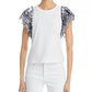 Veronica Beard - Julianka Flutter Sleeve Top