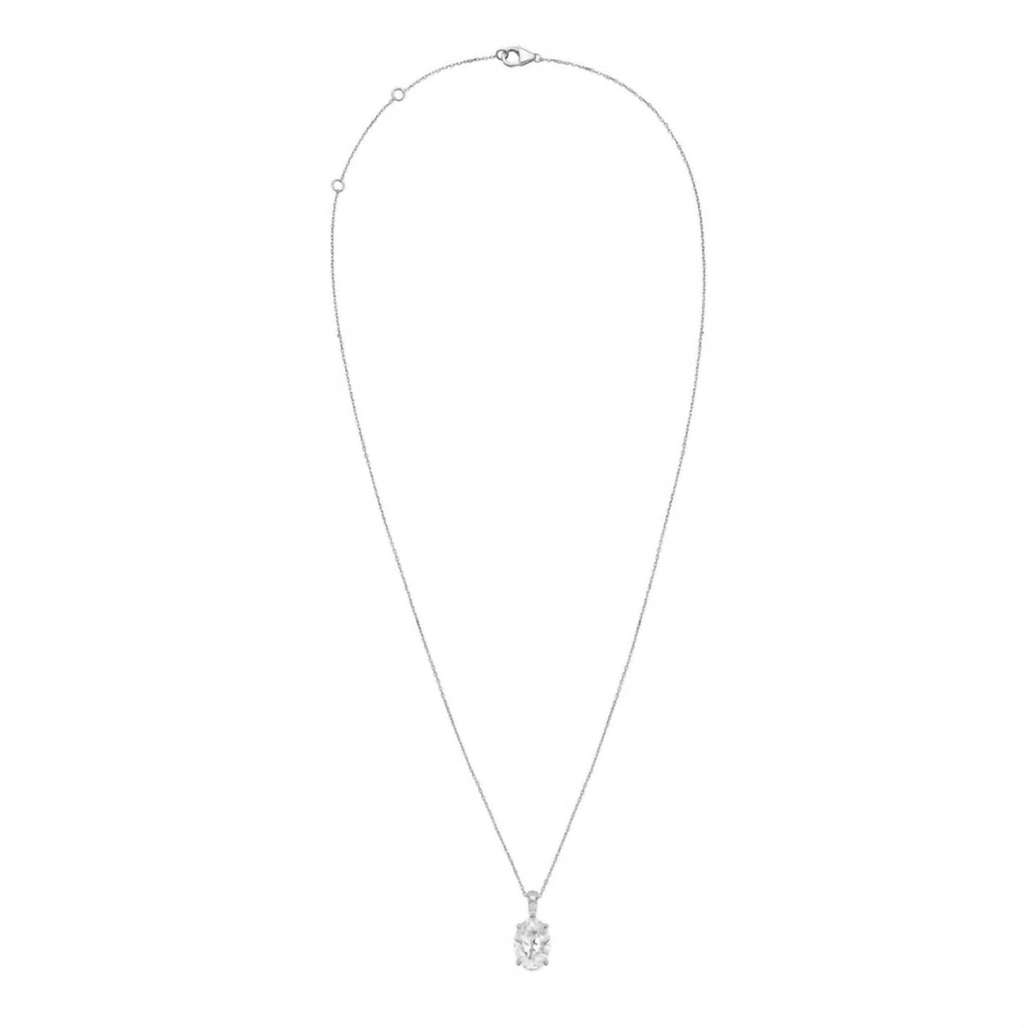 Diana M Jewels - Women's Lab Grown Diamond Solitaire Pendant Necklace