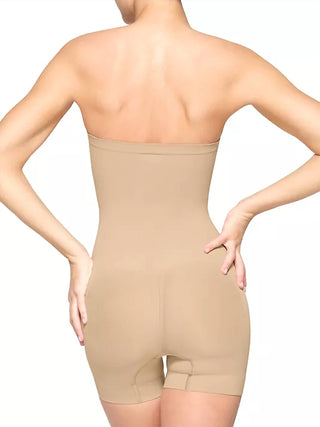 Skims - body curto sem alças e sem costura