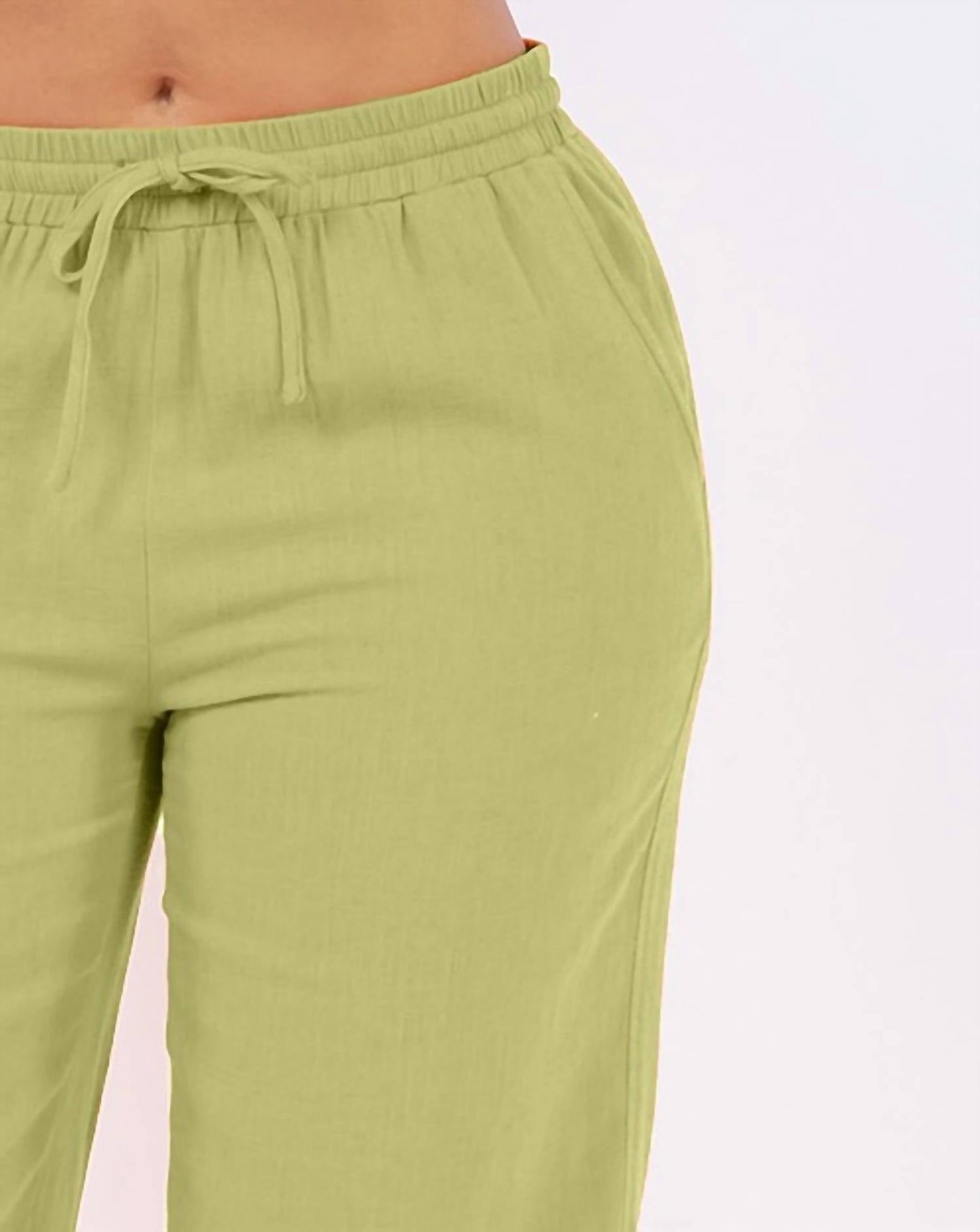 Paparazzi - Linen Crop Pant