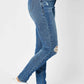 Judy Blue - Mid-Rise Tummy Control Destroy Skinny Jean