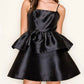 B.Right - Tiered Ruffle Taffeta Mini Bubbly Dress