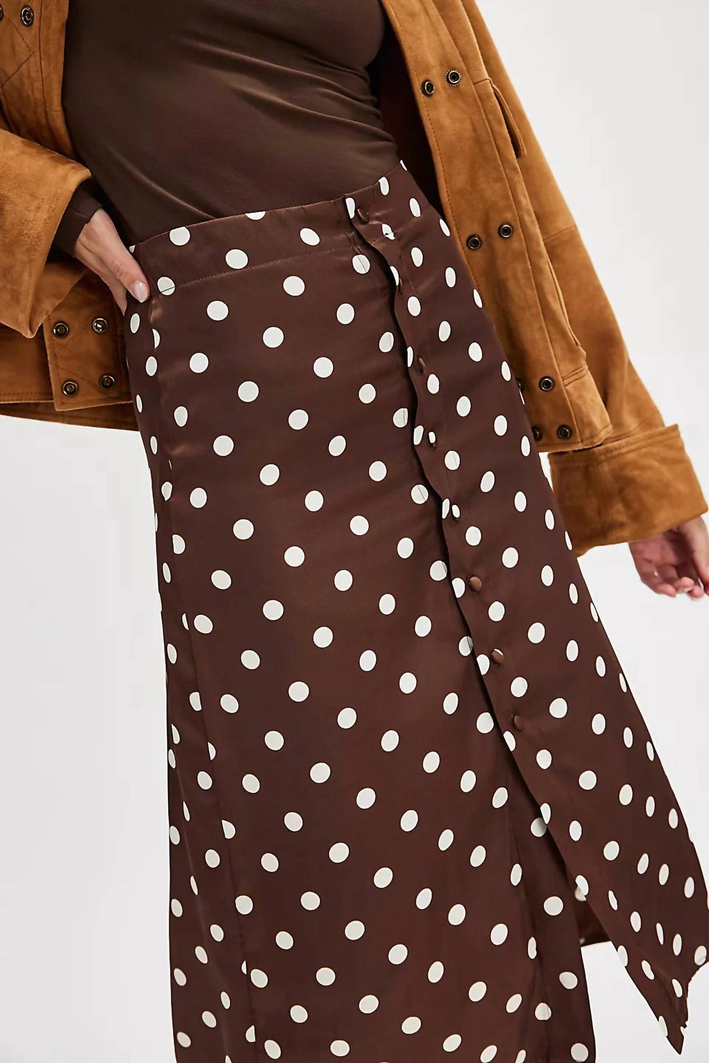 Free People - Analise Printed Midi Skirt