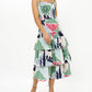Oliphant - Smocked Tie Strap Ruffle Midi Dress
