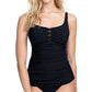 Profile By Gottex - Scoop Neck Shirred Tankini Top