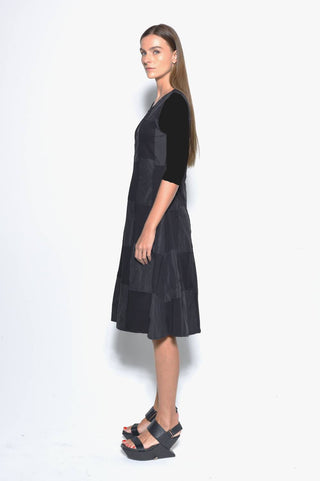 Simply Mila - Vestido Midi Tabuleiro de Xadrez