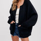 Bluivy - Open Front Sweater Jacket