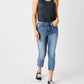Judy Blue - Midrise Contrast Wash Capris