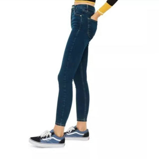 Topshop - Calça Jeans Skinny Jamie Moto de Cintura Alta