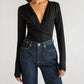 The Line By K - Isla V-neck Bodysuit
