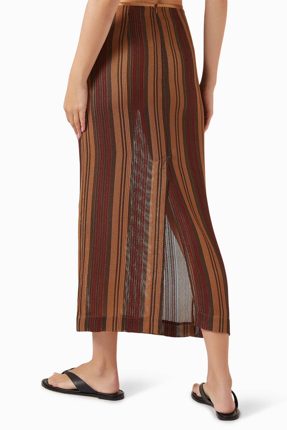 Bondi Born - Sana Woven Mesh Pencil Skirt
