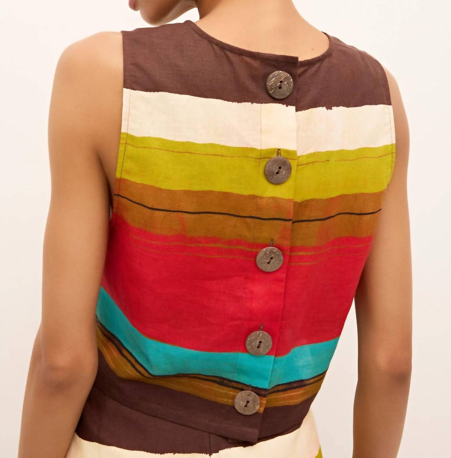 Marie Oliver - Fallon Crew Neck Sleeveless Top