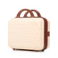 14'/20' 2-Piece ABS Spinner Wheel Luggage Set (Beige)