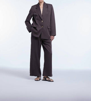 Dāl The Label - Blazer descontraído de abotoamento simples
