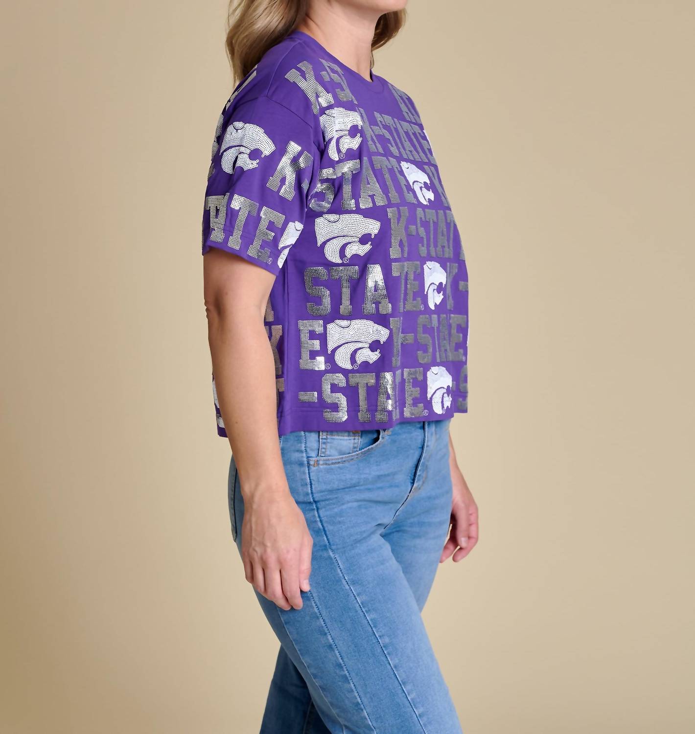 Stewart Simmons - The Sequin Repeat Tee Kansas State