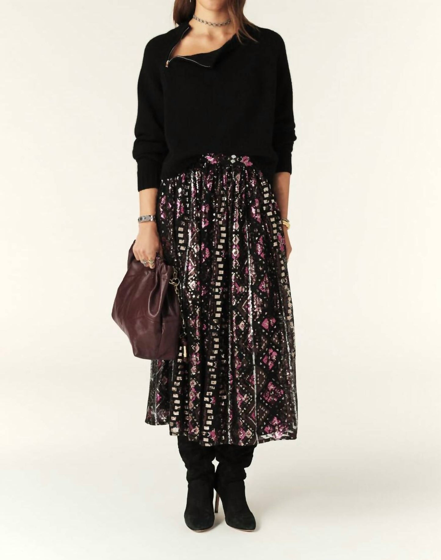 Ba&Sh - Pippa Mid-length Skirt