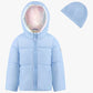 London Fog - Toddler Girls Zip-front Hooded Loose Fit Puffer Jacket