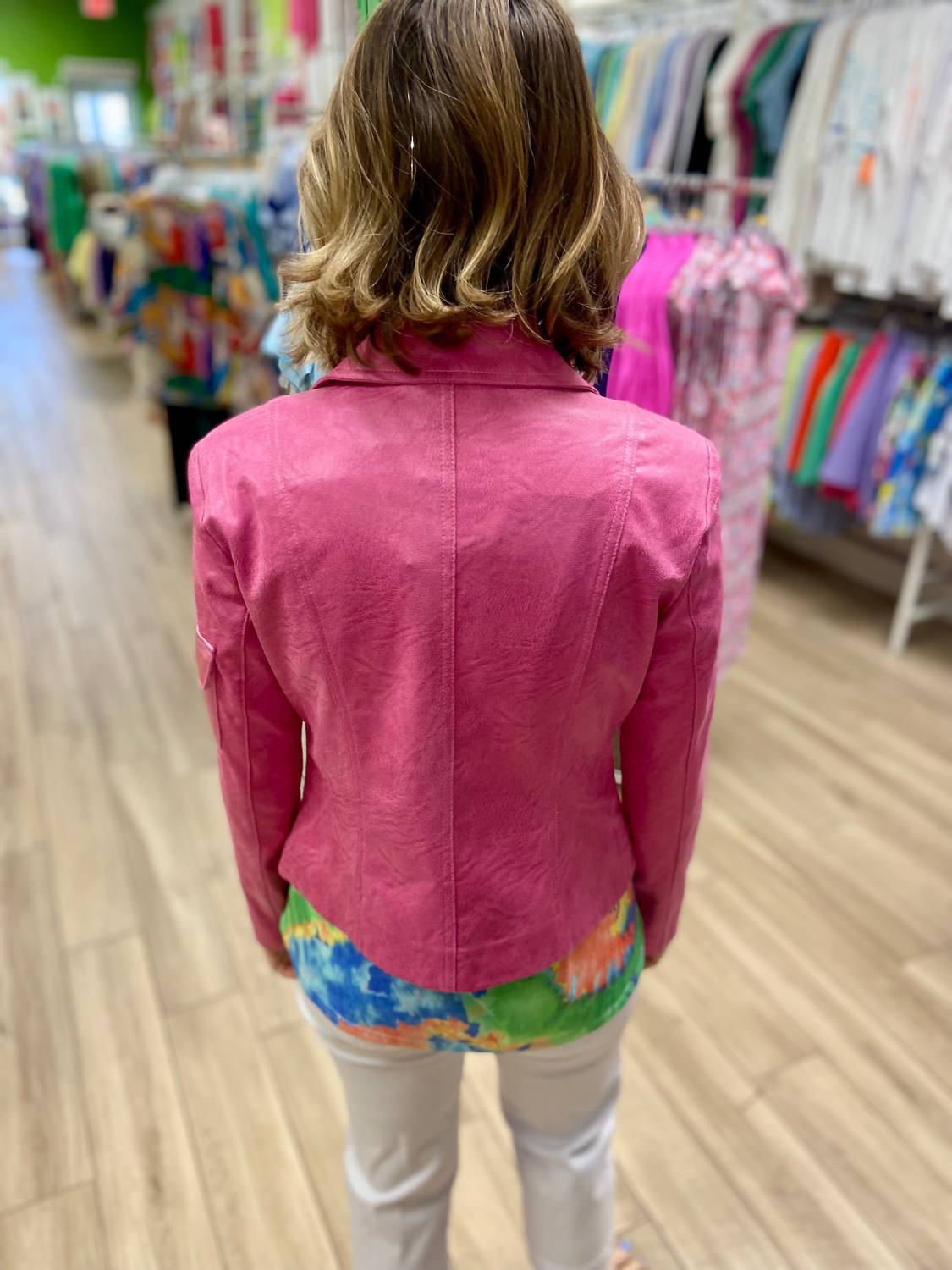 Insight - Vegan Leather Zip Up Jacket