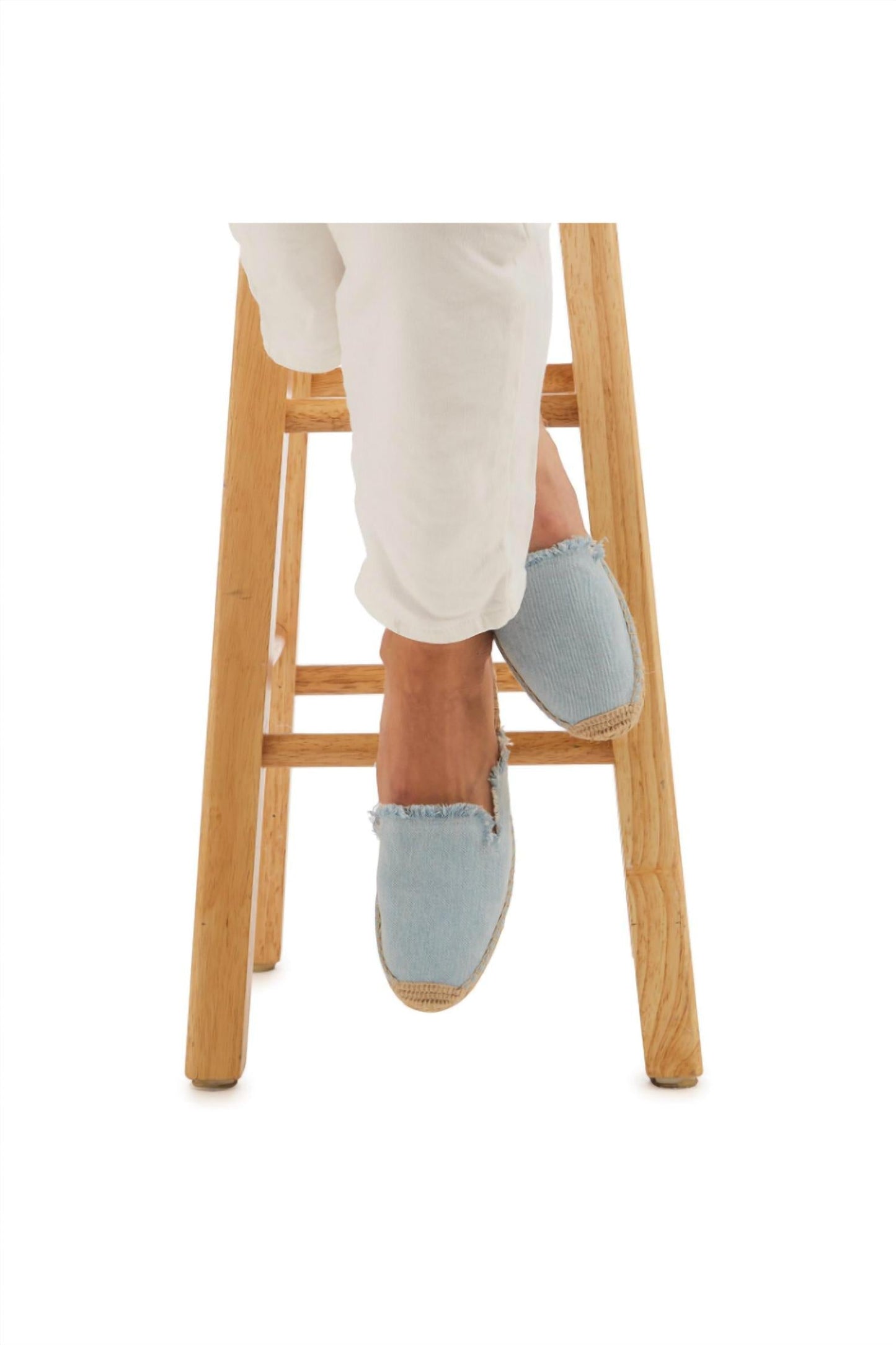 Two'S Company - Denim Espadrille Slides