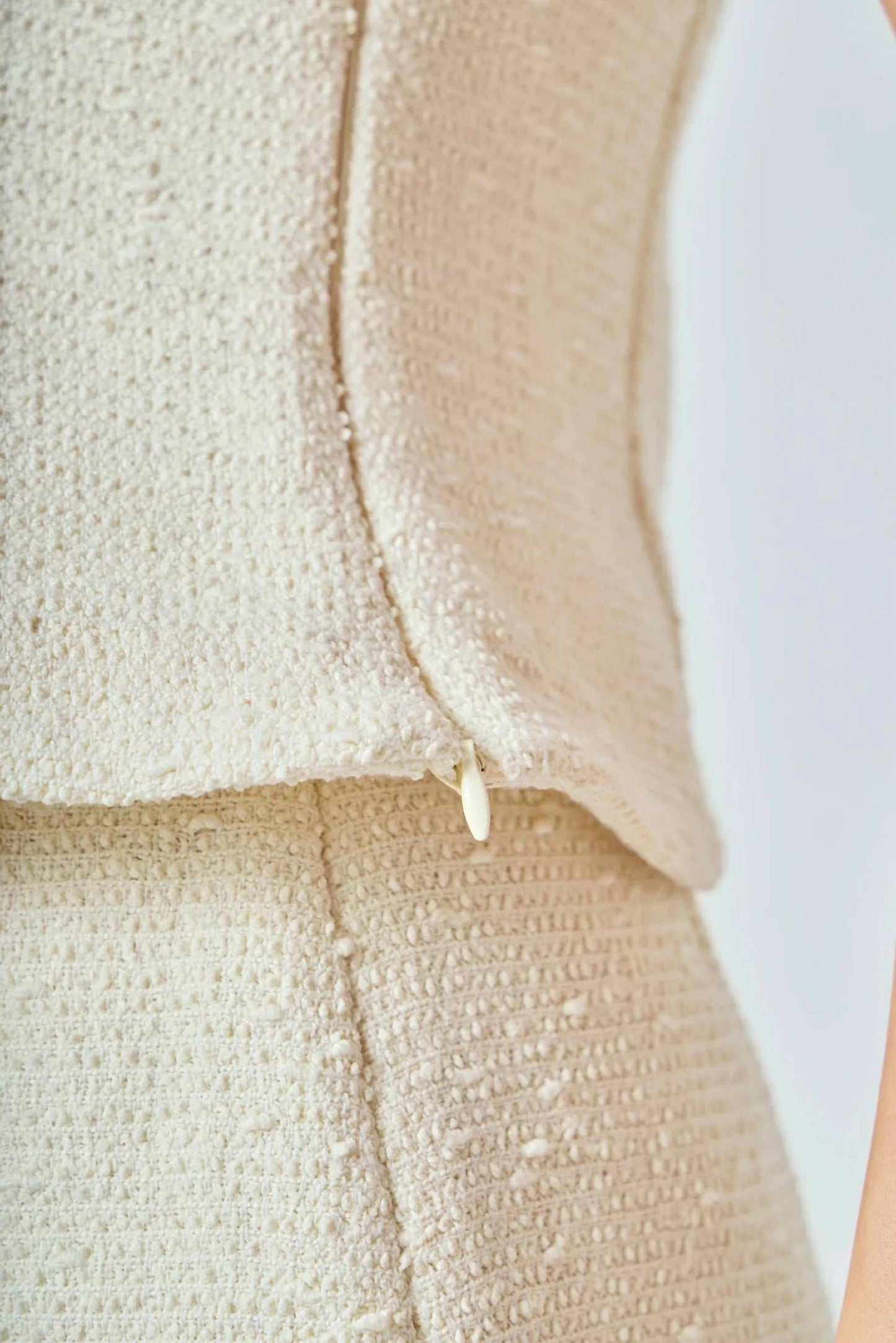 2.7 August Apparel - Tweed Skinny Strap Tank Top