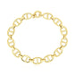 14k Yellow Gold High Polish Mariner Link Bracelet (8.8mm)