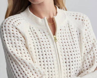 Varley - Jaqueta de malha Marta Boucle
