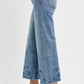 Risen - Crop Wide Cut Out Detail Jeans