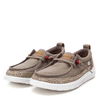 Xti - Mocassim de lona Dockside feminino
