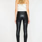 Kancan - Cherry High Rise Faux Leather Super Skinny Jeans