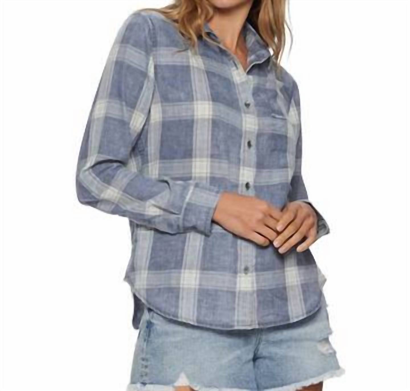 Flags & Anthem - Long Sleeve Plaid Shirt