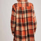 Bluivy - Women's Flannel Plaid Longline Shacket