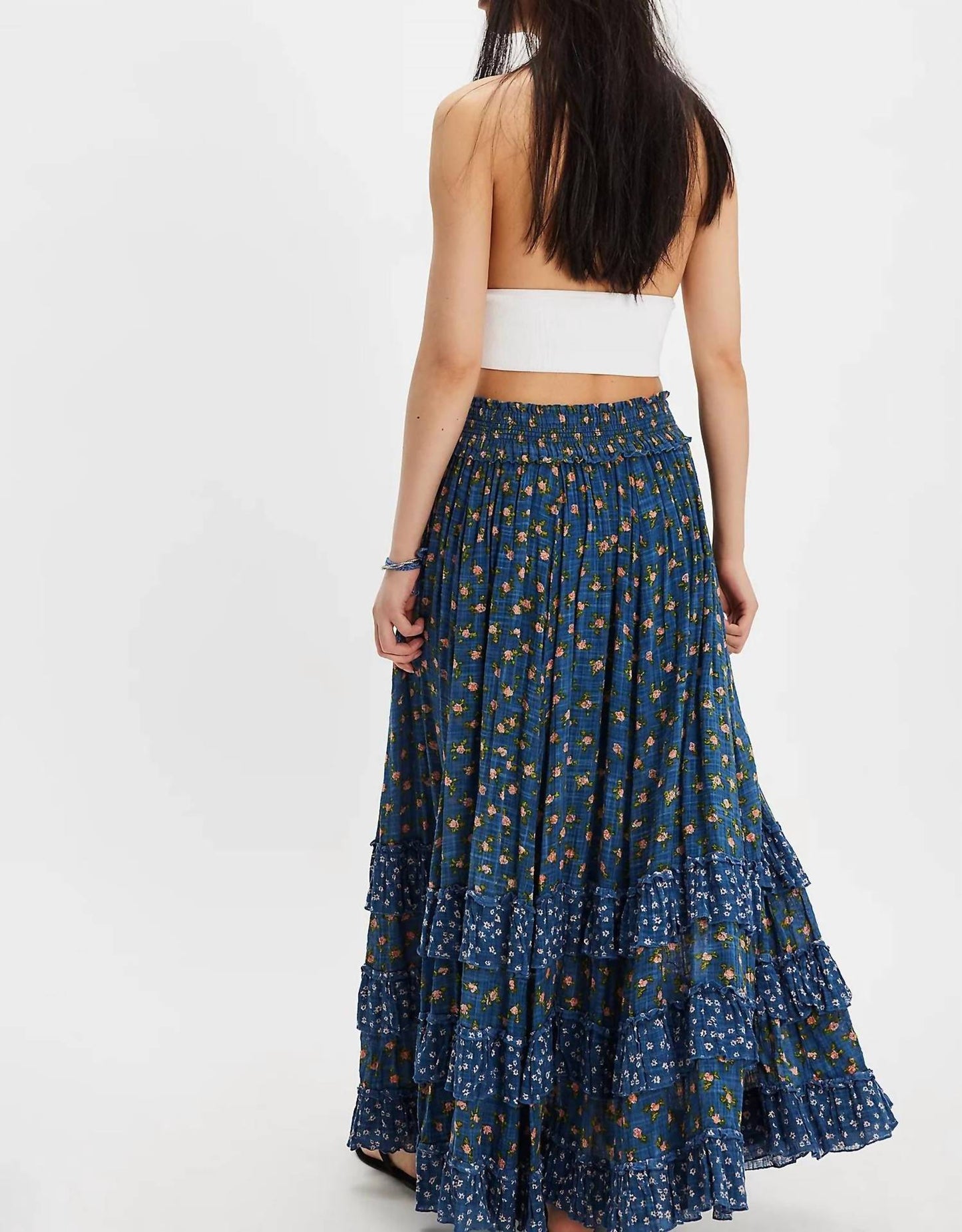 Free People - Brynn Printed Maxi Skirt