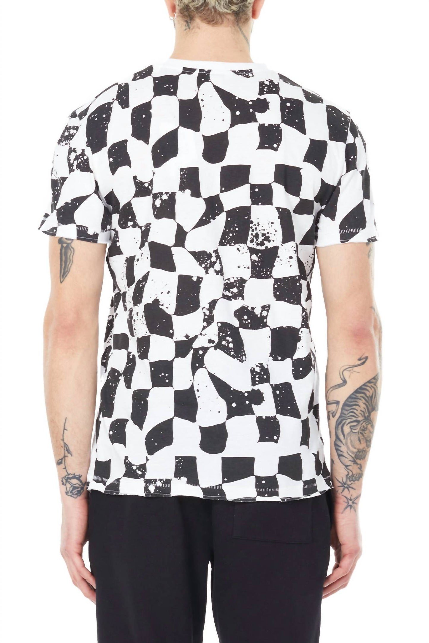 Eleven Paris - Knit Checkered T-Shirt