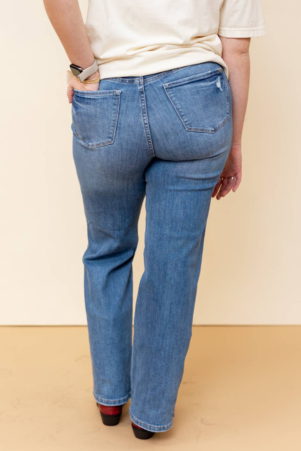 Judy Blue - High Waist Straight Leg Jeans