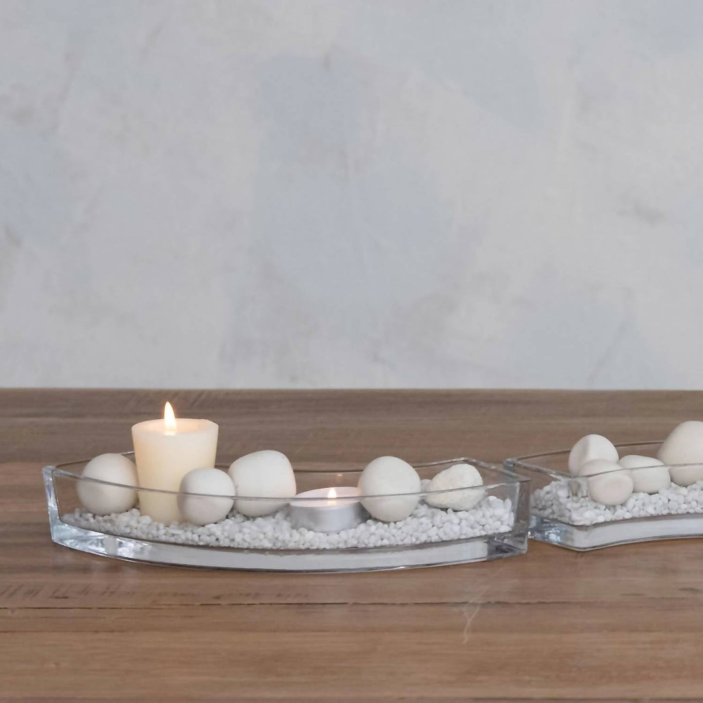 Creative Co-Op - Glass Appetizer Dishes/Tealight Holders, Set/4