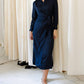 Mima Rosso - Faux Wrap Shirt Dress