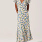 Astr - Celestine Floral Flutter Sleeve Dress