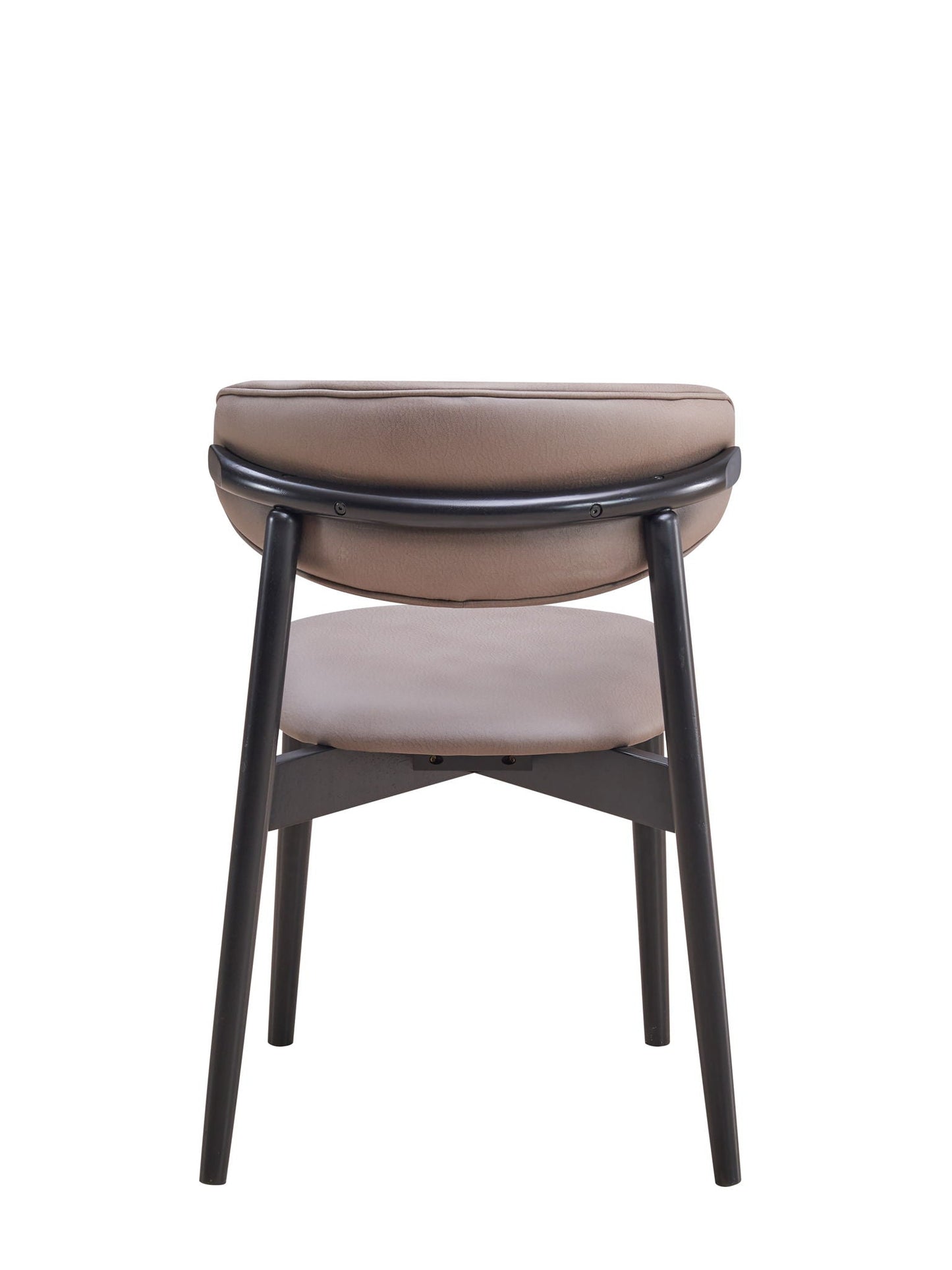 Lanae Polished Microfiber Side Chair (Set of 2) - Gray
