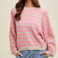 Wishlist - Striped Batwing Sleeve Sweater