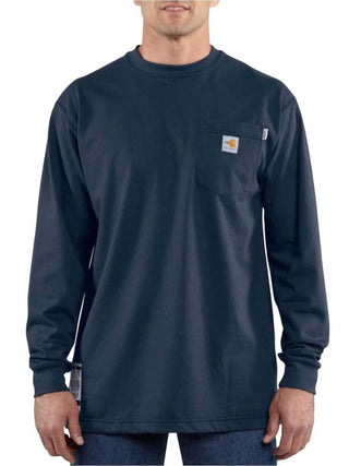 Carhartt - Men's Flame Resistant Cotton Long Sleeve T-shirt - Plus