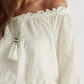 Ralph Lauren - Off Shoulder Puff Sleeve Blouse