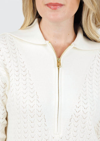 Varley - Arney Half Zip Knit Polo Sweater