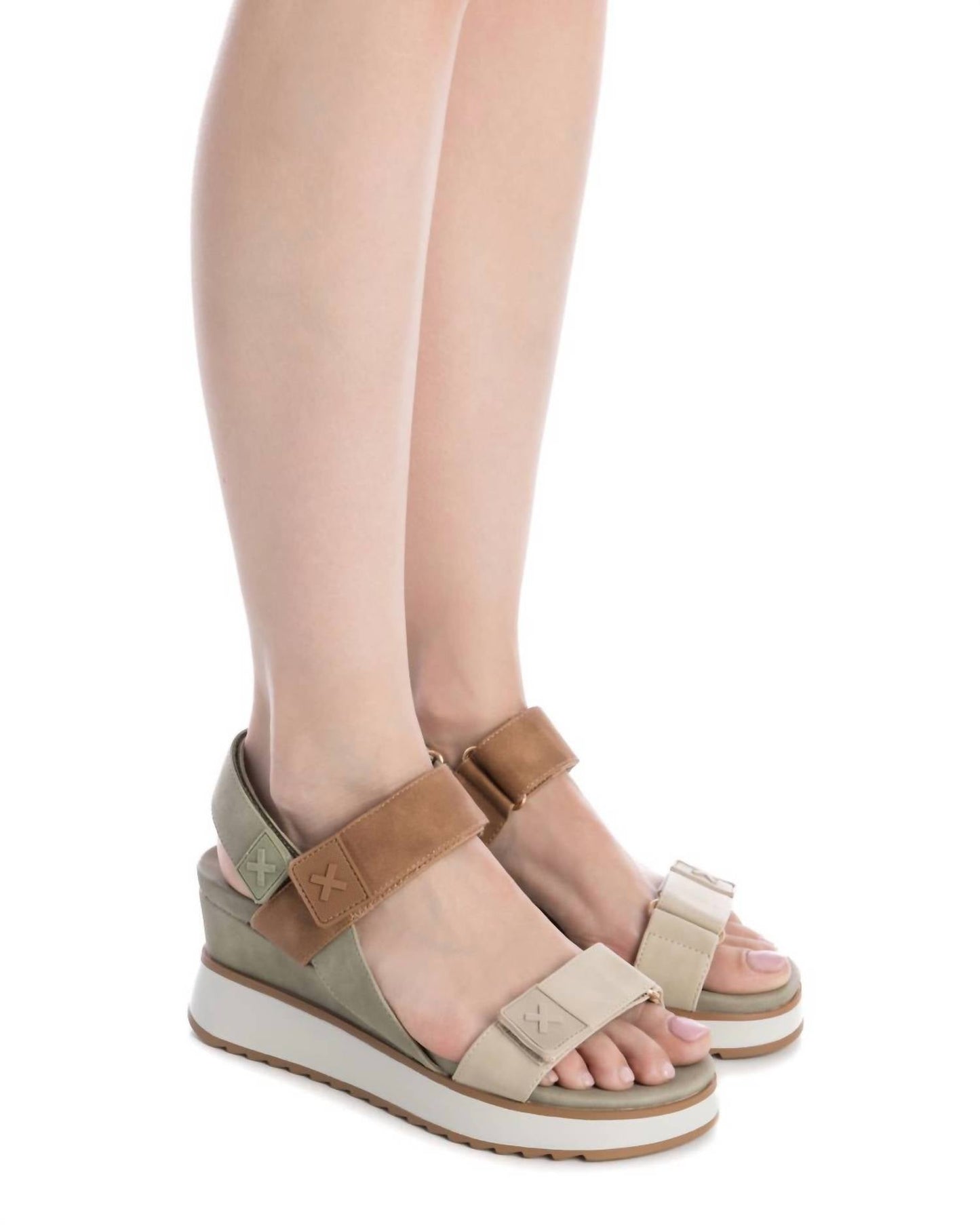 Xti - Women's Suede Wedge Sandals
