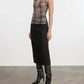 Enza Costa - Plaid Mesh Sleeveless Twist Top