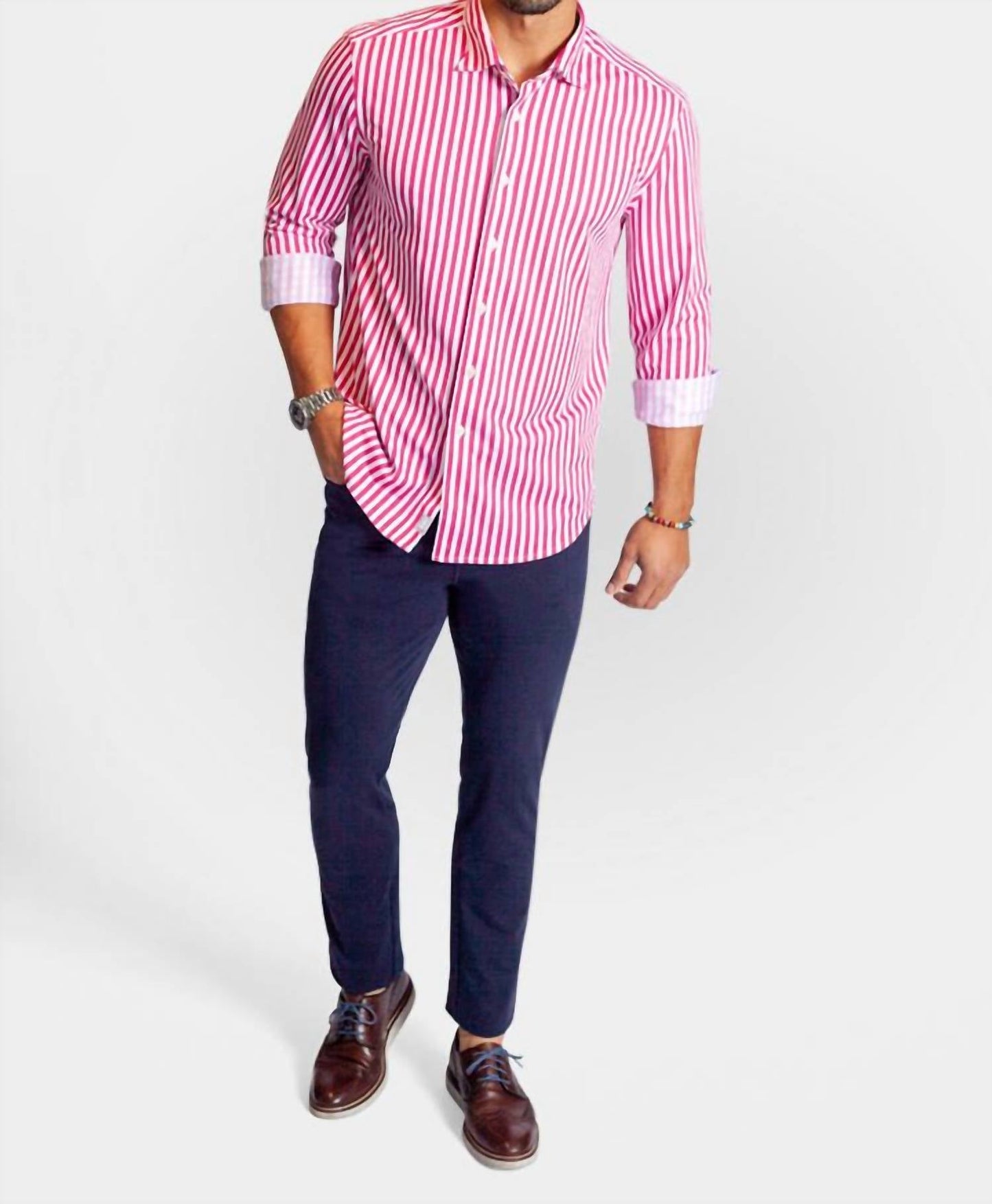 Buki - The Go Big Stripe Long Sleeve Tech Shirt