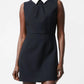 French Connection - Gemma Collared Tie Mini Dress