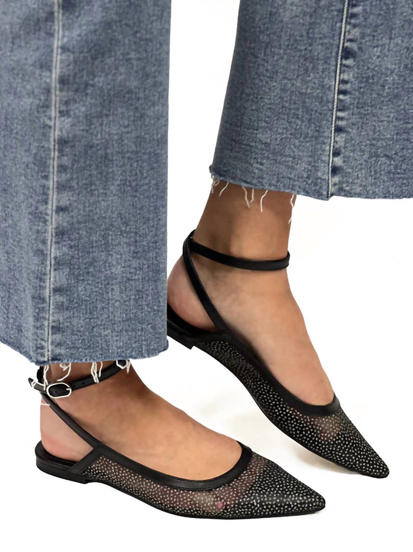Free People - Women's Sheer Gitter Jules Flat Shoes