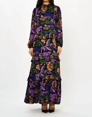 Oliphant - Vestido longo com gola falsa