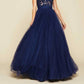 Mac Duggal - Illusion Neck Tulle Ball Gown