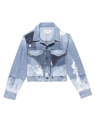Frame - CROPPED PATCHWORK JACKET